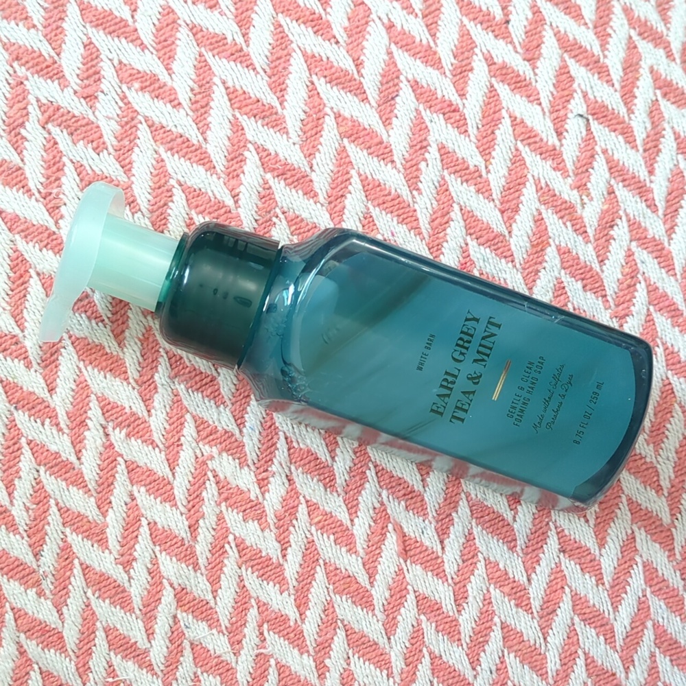 BBW Bath and Body Works Gentle Foaming Hand Soap NWT Earl Grey Tea & Mint